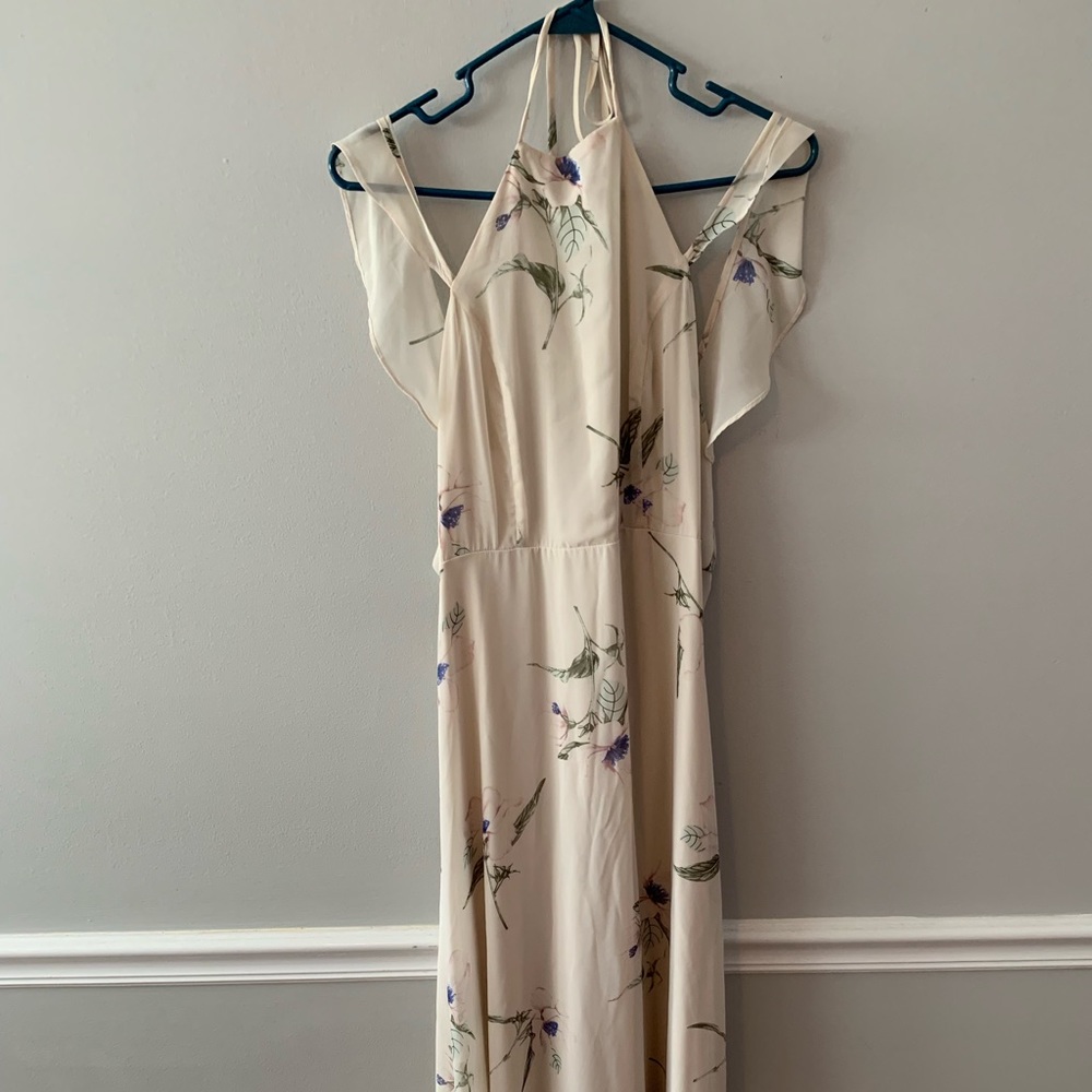 LULU’s Off-the-shoulder/ Halter Maxi Dress